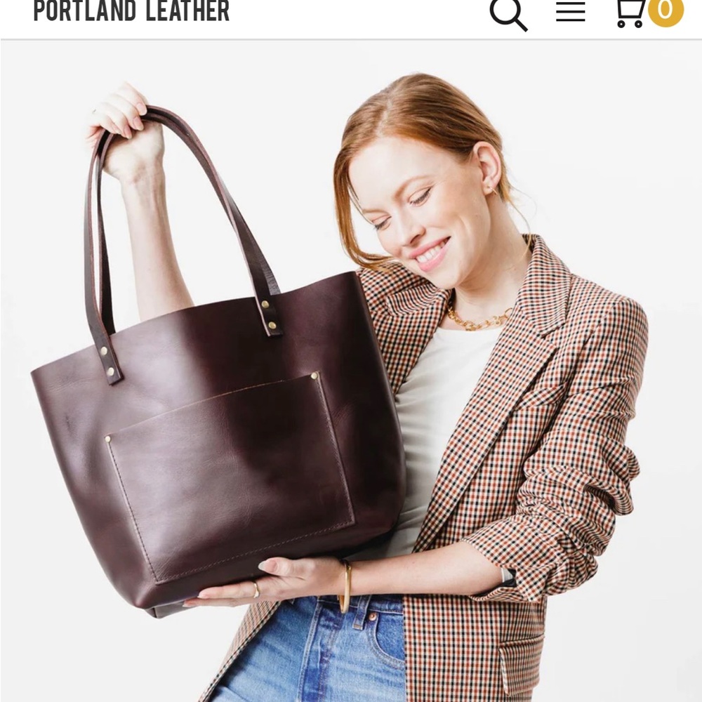Portland Leather Oversize Tote